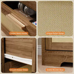 Organisateur de Rangement en Bois à Tiroirs
