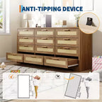 Organisateur de Rangement en Bois à Tiroirs
