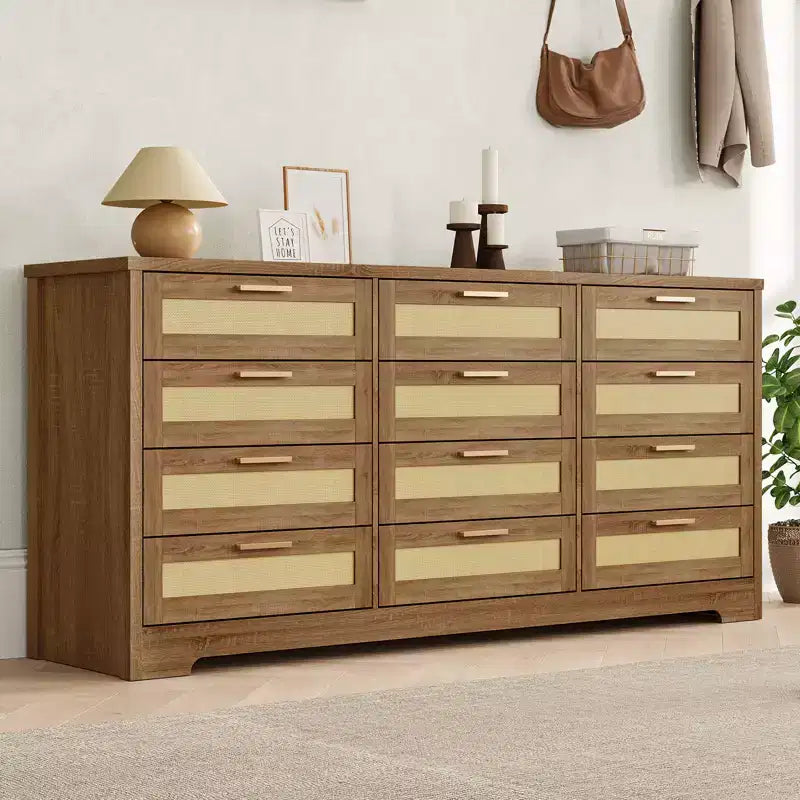Organisateur de Rangement en Bois à Tiroirs