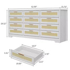 Organisateur de Rangement en Bois à Tiroirs