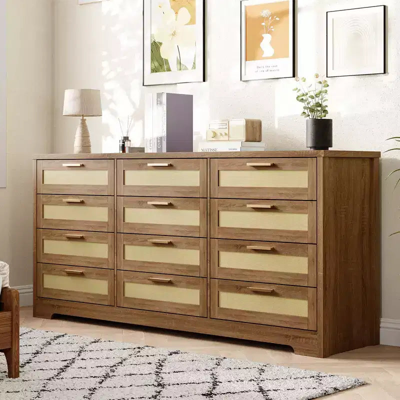 Organisateur de Rangement en Bois à Tiroirs