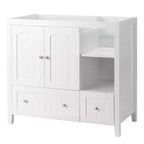 Meuble-lavabo de salle de bain blanc