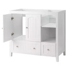 Meuble-lavabo de salle de bain blanc