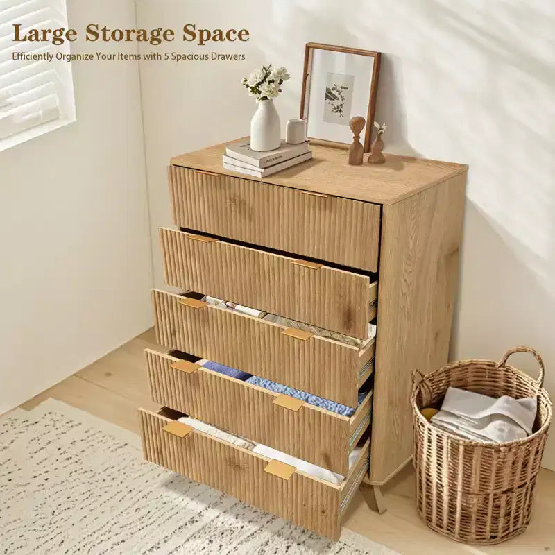 Commode en bois de rangement