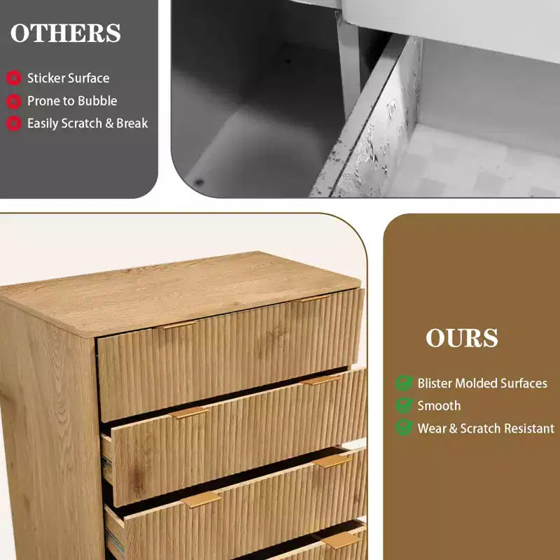 Commode en bois de rangement