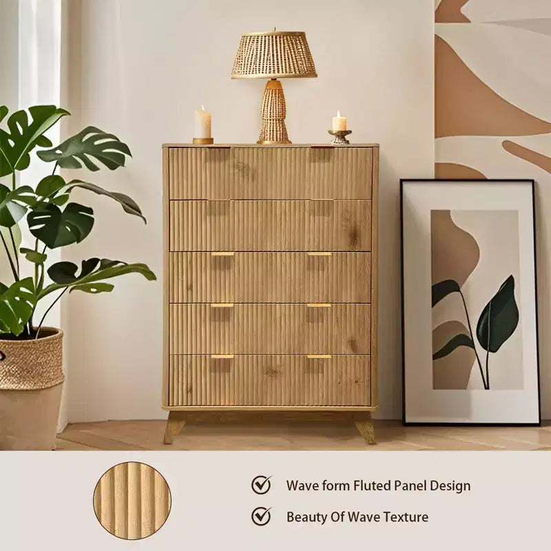 Commode en bois de rangement