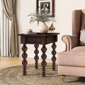 Okak Vintage Style Solid Wood Coffee Table with Storage Drawer & Spindle Legs Modern Tea table Center Table for Living Room Bedroom