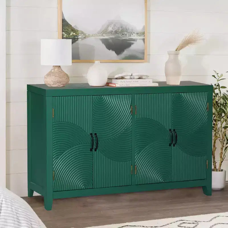 Meuble de rangement en bois de sapin moderne du milieu du siècle
