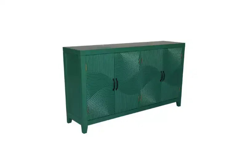Meuble de rangement en bois de sapin moderne du milieu du siècle