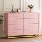 COZONY 8-Drawer Tall Dresser with Wood Top Modern Storage Cabinet for Bedroom Living Room Hallway Organization