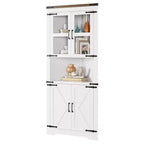 Meuble d'angle haut de style ferme