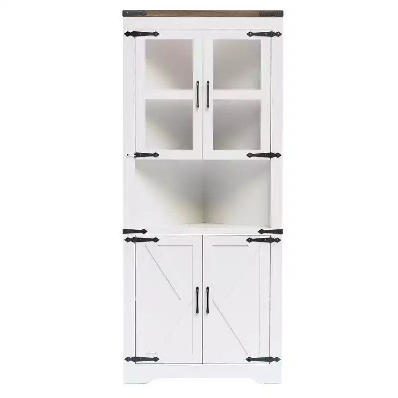 Meuble d'angle haut de style ferme