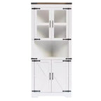 Meuble d'angle haut de style ferme