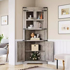 Meuble d'angle haut de style ferme