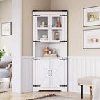 Meuble d'angle haut de style ferme