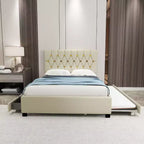 Lit en velours moderne