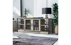 Meuble TV industriel pour centre de divertissement
