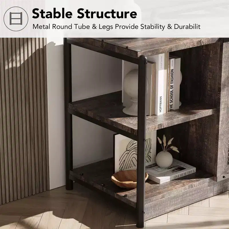 Meuble TV industriel pour centre de divertissement