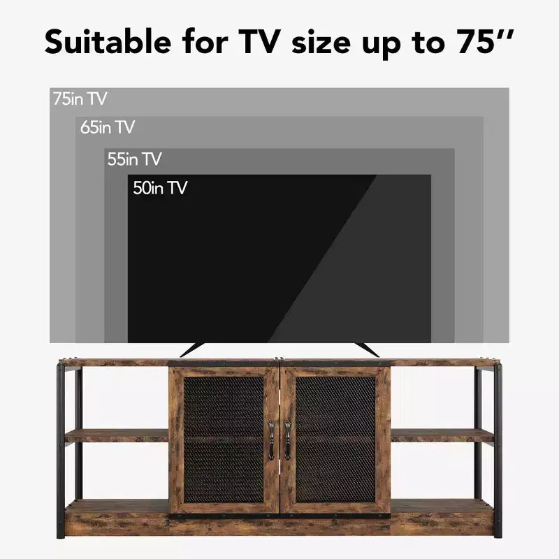 Meuble TV industriel pour centre de divertissement
