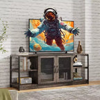 Meuble TV industriel pour centre de divertissement