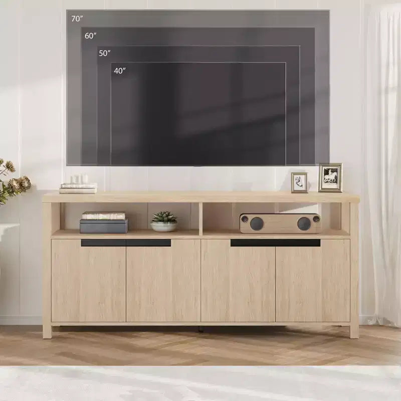 Meuble TV moderne haut et large