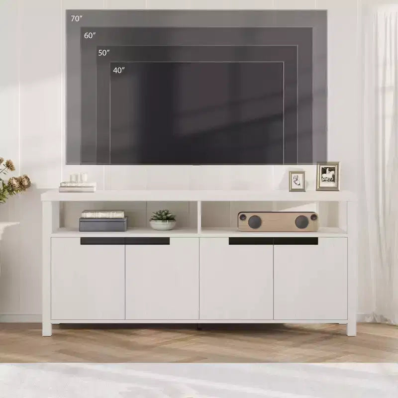 Meuble TV moderne haut et large