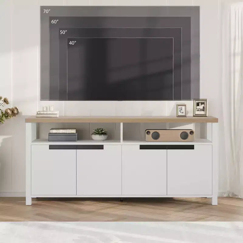 Meuble TV moderne haut et large