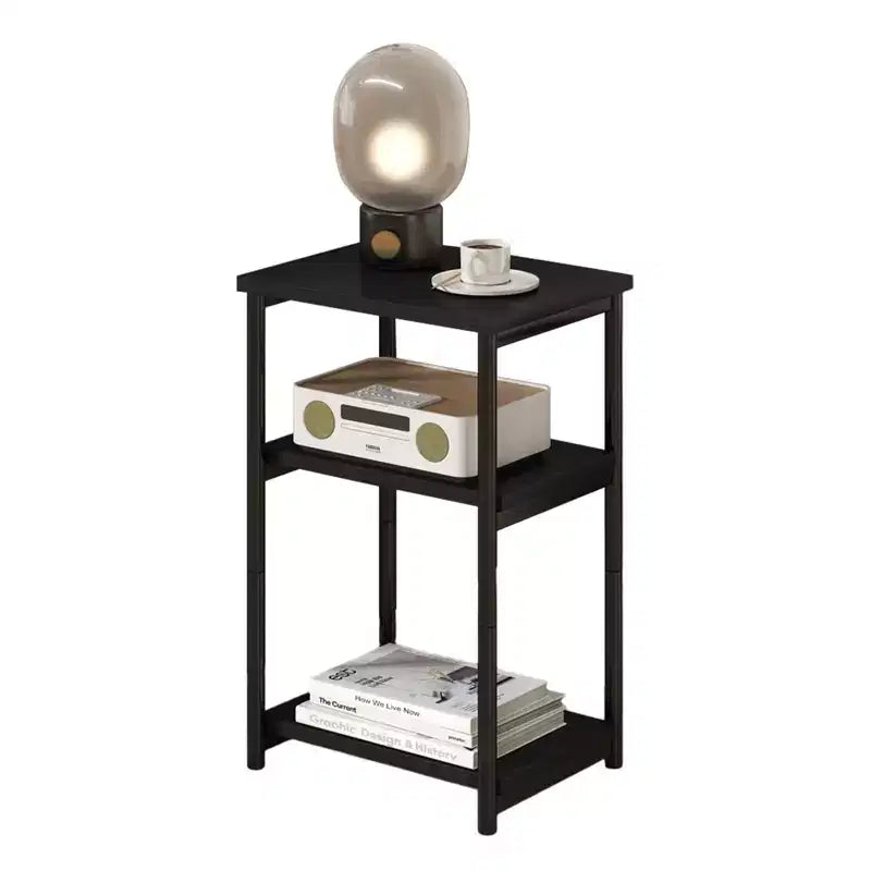 Table d'appoint de canapé moderne en bois étroite