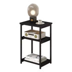 Table d'appoint de canapé moderne en bois étroite