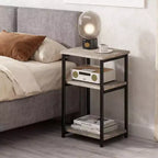 Table d'appoint de canapé moderne en bois étroite