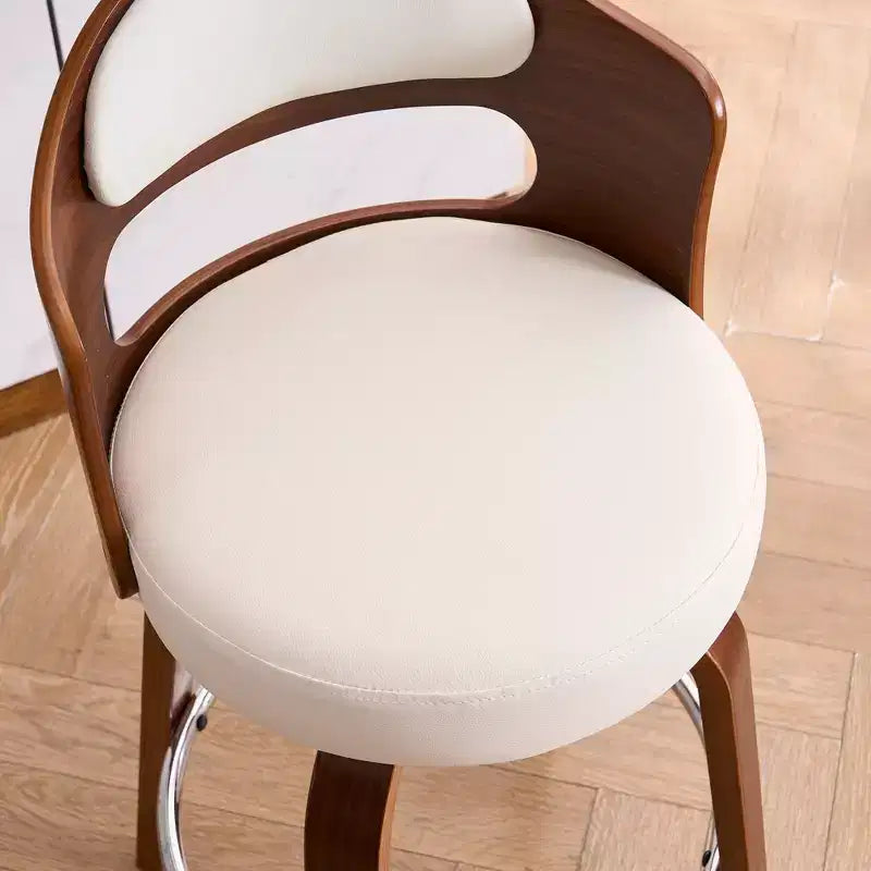 Tabourets de bar pivotants en similicuir