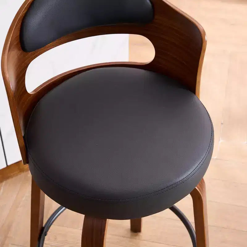Tabourets de bar pivotants en similicuir