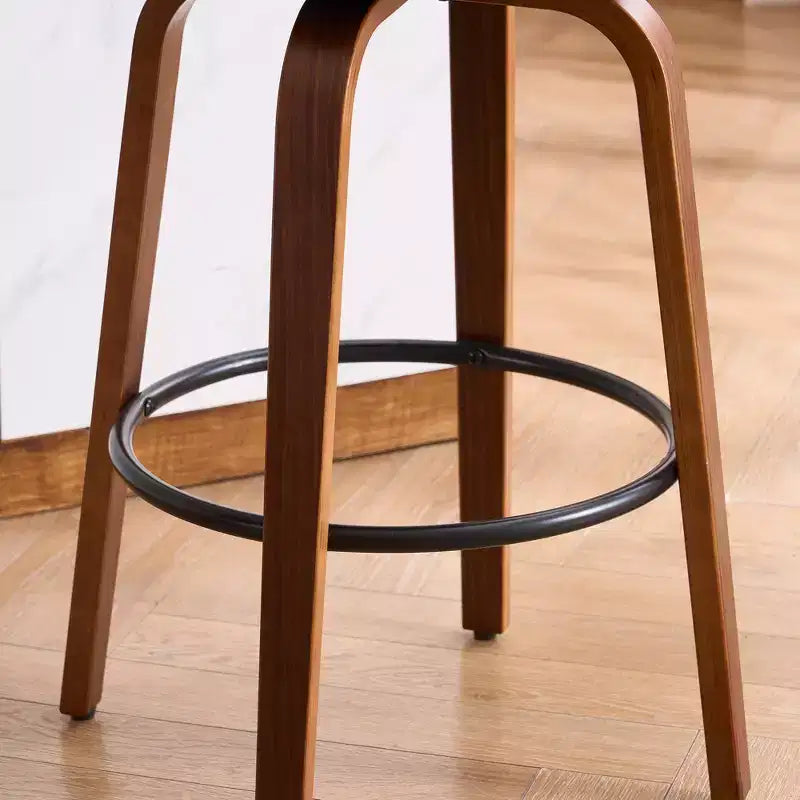 Tabourets de bar pivotants en similicuir