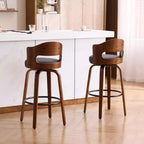 Tabourets de bar pivotants en similicuir