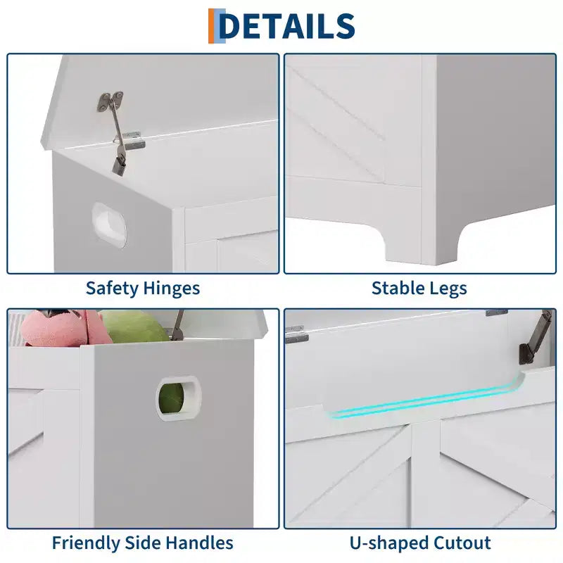 Tabouret de rangement décoratif