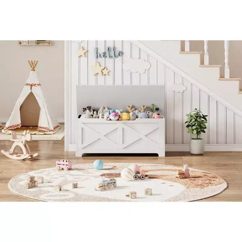 Tabouret de rangement décoratif