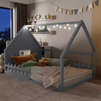 Lit au sol pour enfants en bois