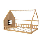 Lit au sol pour enfants en bois