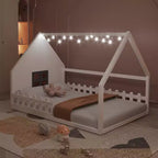 Lit au sol pour enfants en bois