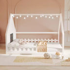 Lit au sol pour enfants en bois