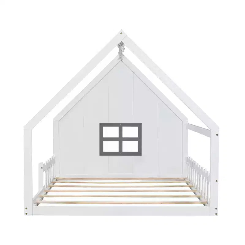 Lit au sol pour enfants en bois