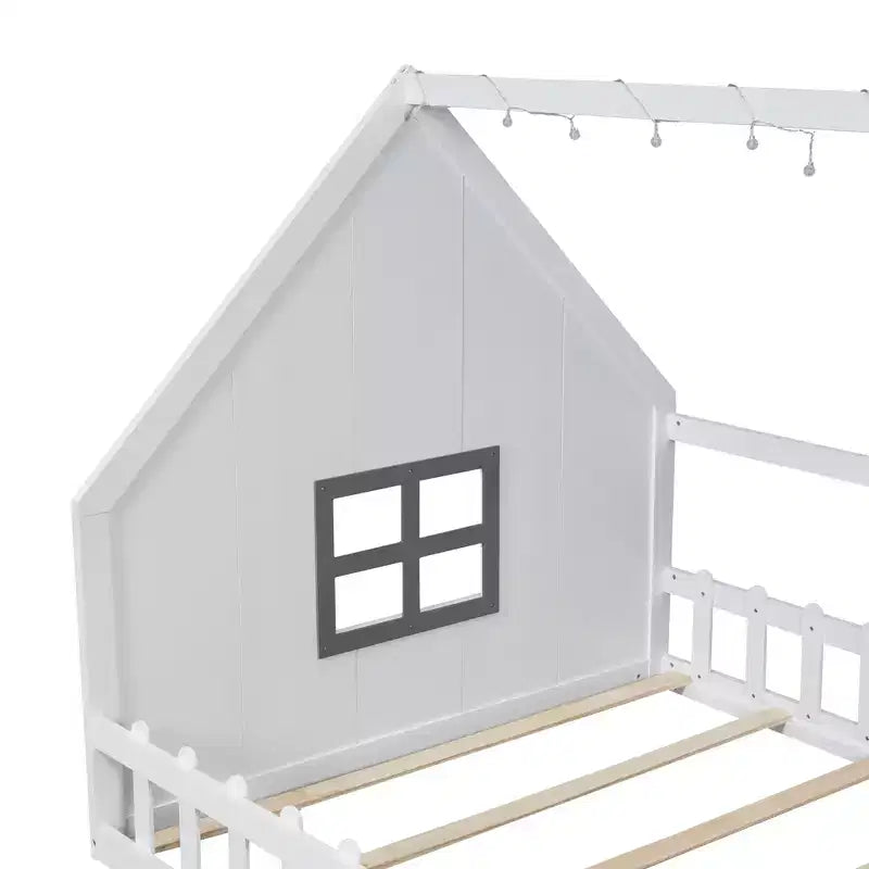 Lit au sol pour enfants en bois