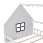 Lit au sol pour enfants en bois