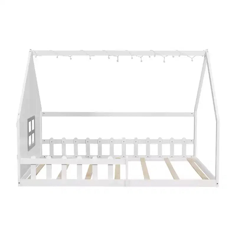 Lit au sol pour enfants en bois