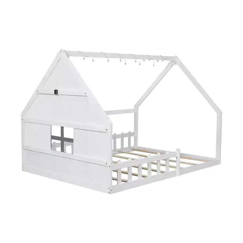 Lit au sol pour enfants en bois