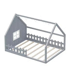 Lit au sol pour enfants en bois