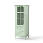 Armoire de cuisine avec portes vitrées