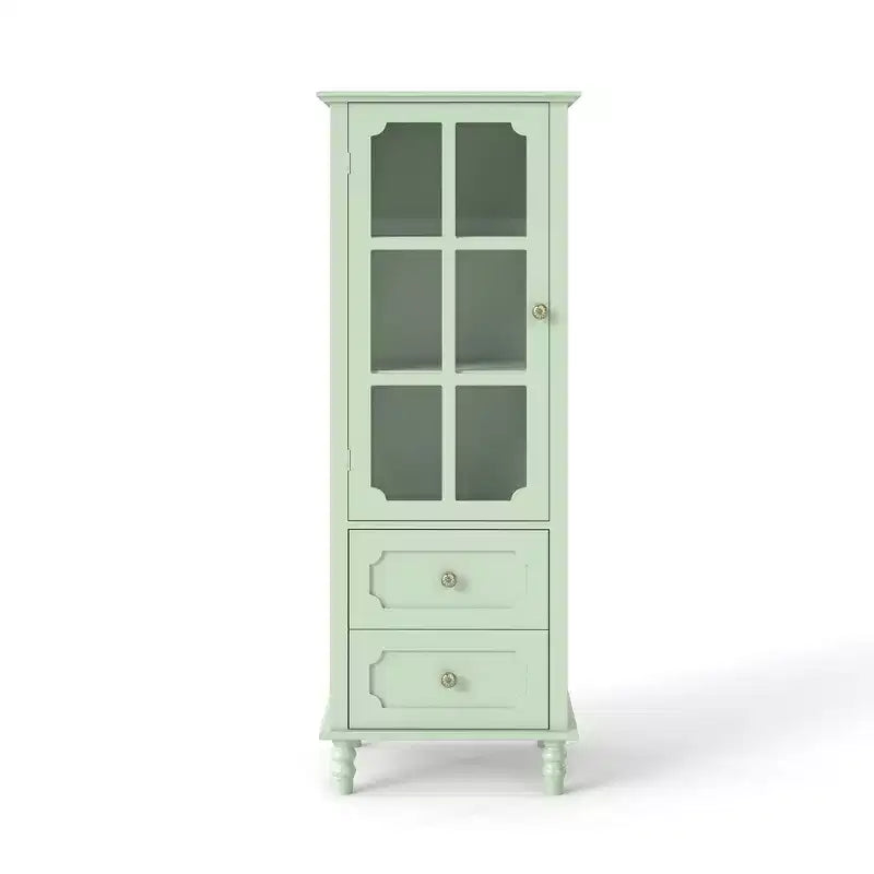 Armoire de cuisine avec portes vitrées