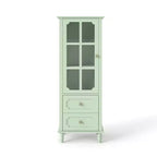Armoire de cuisine avec portes vitrées