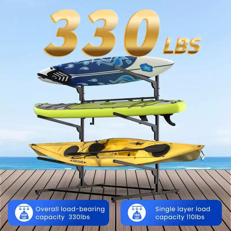 Support de rangement lourd pour kayak